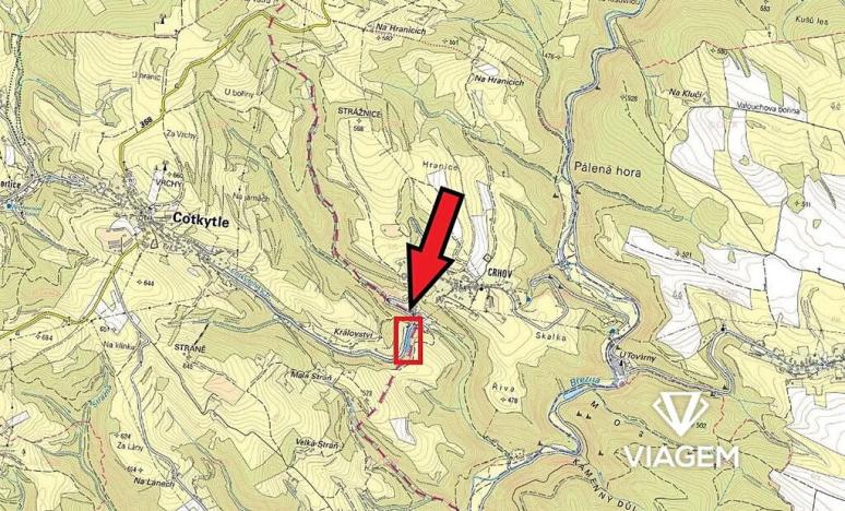Prodej podílu lesa, Cotkytle, 277 m2