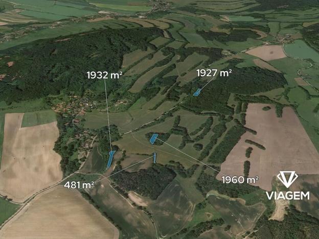 Prodej podílu lesa, Kravaře, 787 m2