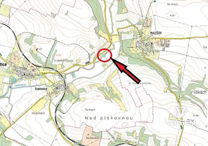 Prodej pole, Kropáčova Vrutice, 1036 m2