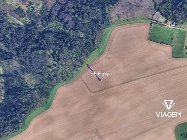 Prodej pole, Vilémovice, 906 m2