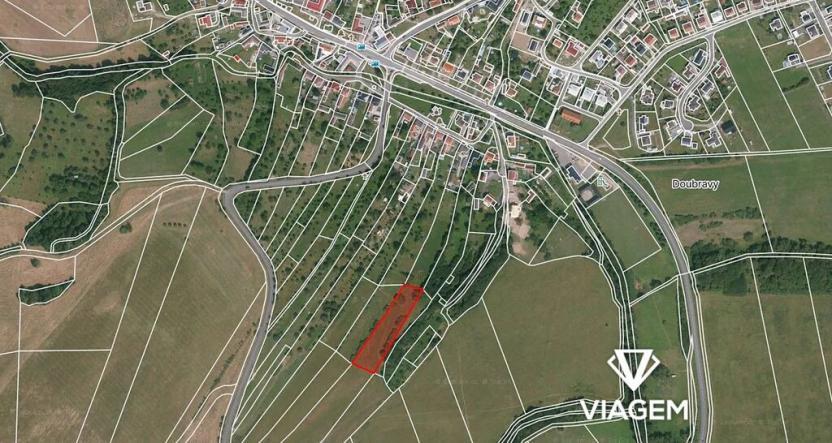 Prodej zahrady, Doubravy, 3770 m2