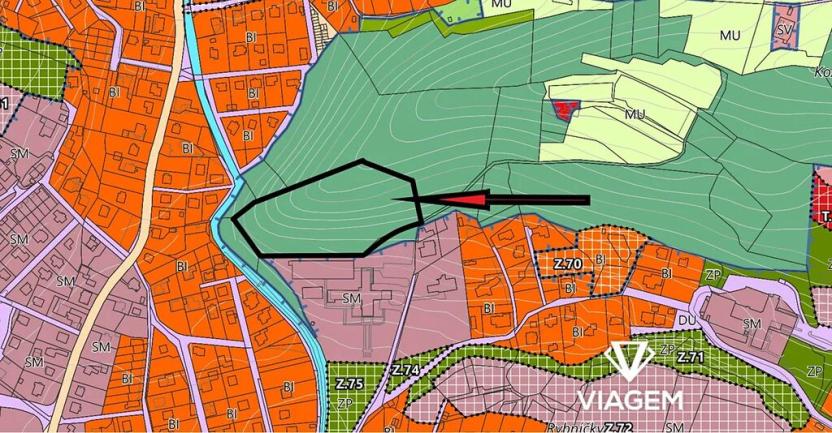 Prodej lesa, Rožnov pod Radhoštěm, 16307 m2