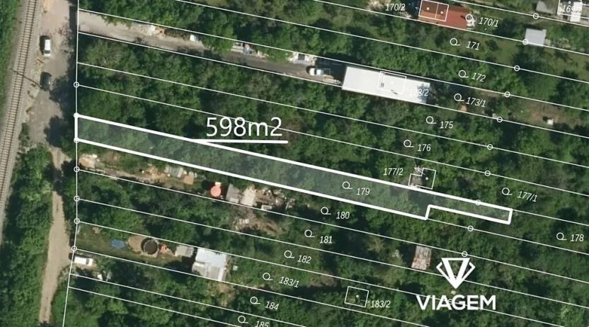 Prodej zahrady, Brno, 598 m2