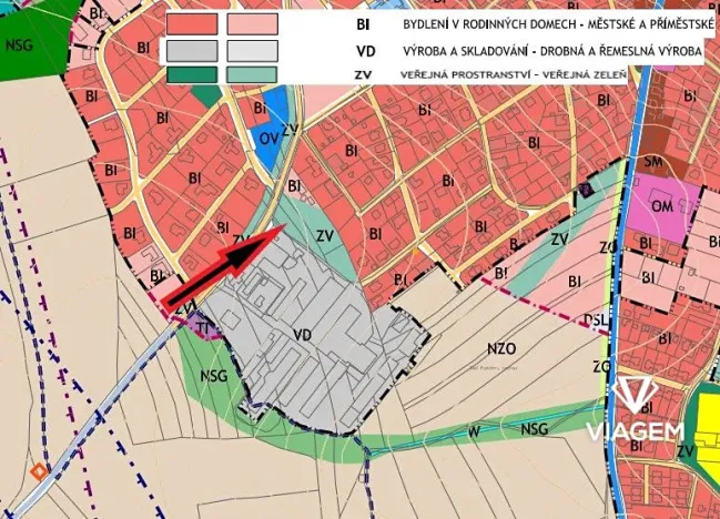 Prodej komerčního pozemku, Říčany, 2509 m2