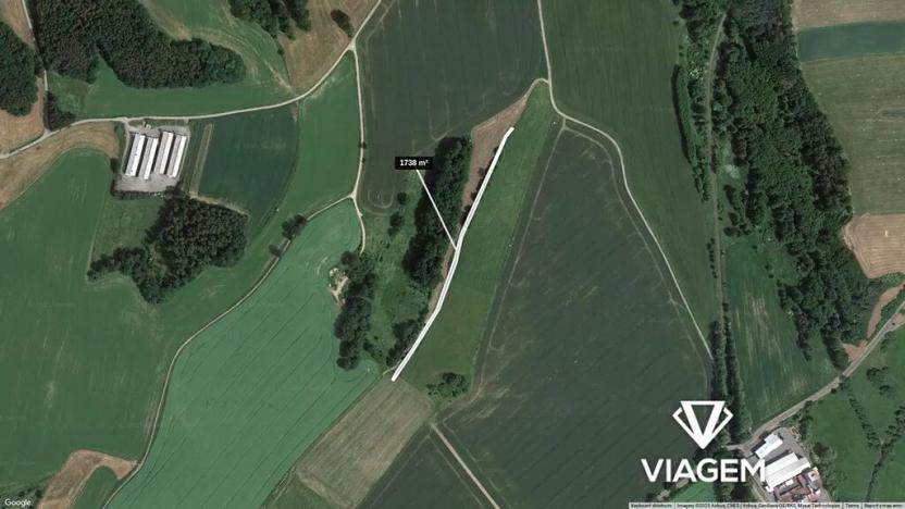 Prodej podílu pole, Brniště, 1158 m2