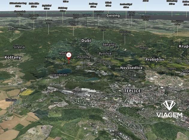 Prodej podílu pozemku pro bydlení, Dubí, 638 m2