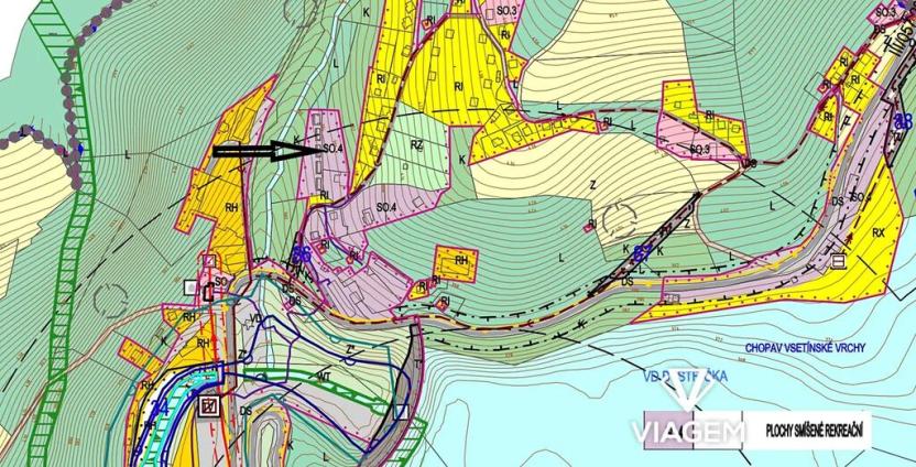 Prodej podílu komerčního pozemku, Bystřička, 464 m2