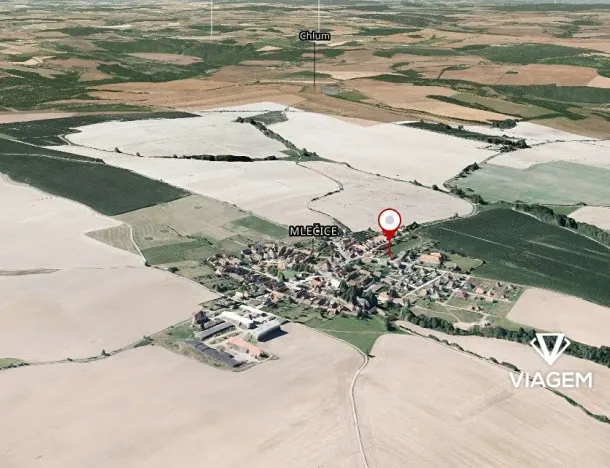 Prodej pozemku pro bydlení, Mlečice, 1200 m2