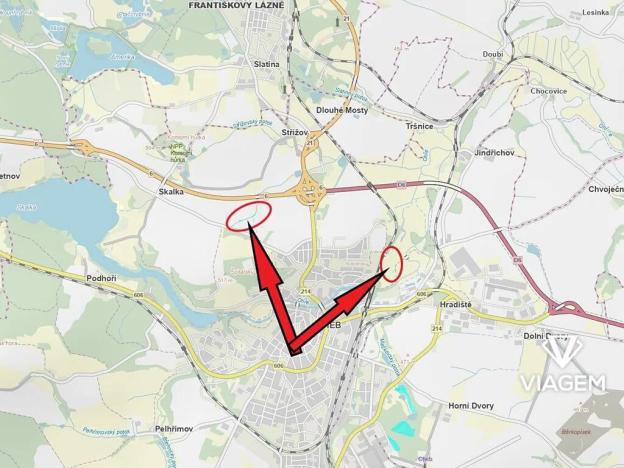 Prodej pole, Cheb, 1111 m2