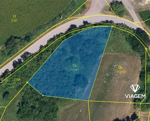 Prodej pole, Uherčice, 1492 m2