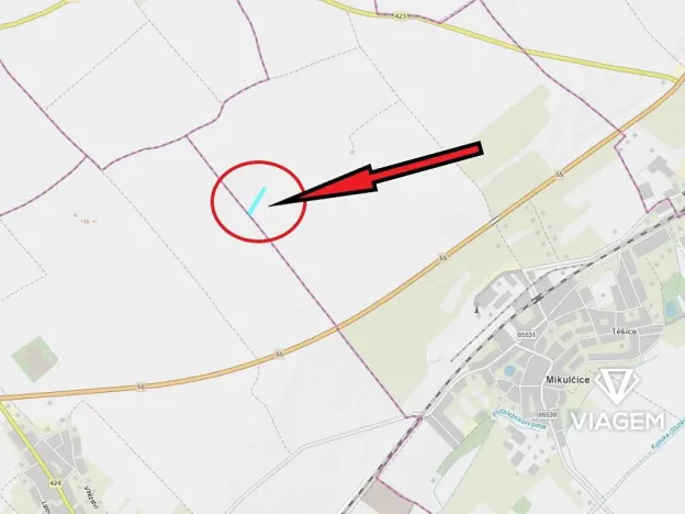 Prodej podílu pole, Mikulčice, 2492 m2