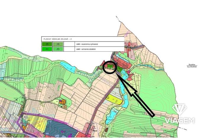 Prodej zahrady, Budišov, 1286 m2