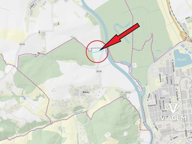 Prodej podílu lesa, Bělov, 964 m2