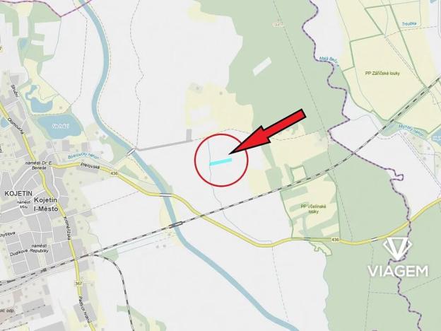 Prodej podílu pole, Kojetín, 961 m2