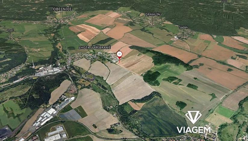 Prodej podílu komerčního pozemku, Lhota u Příbramě, 1757 m2