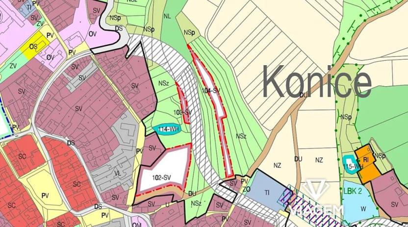 Prodej podílu pole, Konice, 1731 m2