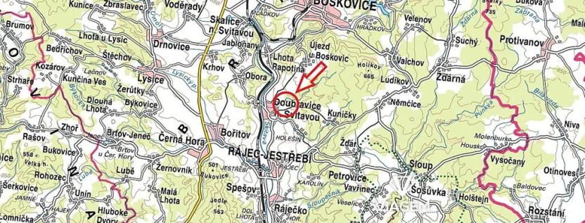 Prodej pole, Doubravice nad Svitavou, 1925 m2