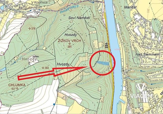 Prodej zahrady, Štěchovice, 7589 m2