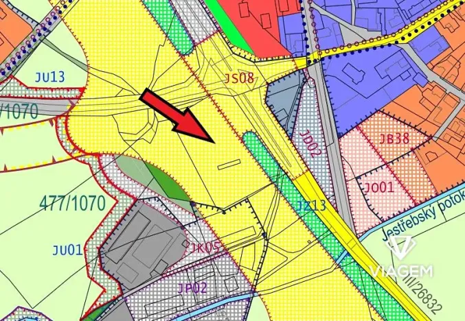 Prodej podílu pole, Jestřebí, 4528 m2