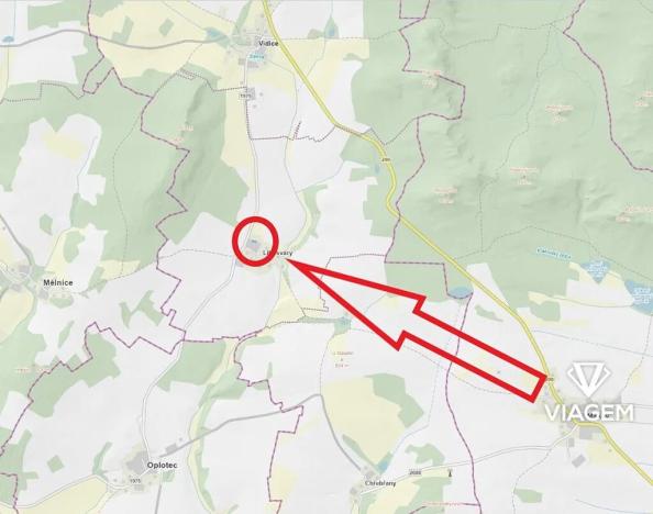 Prodej zahrady, Vidice, 573 m2