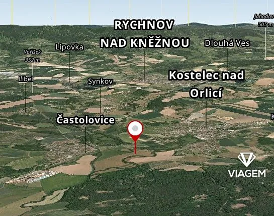 Prodej pole, Kostelec nad Orlicí, 1632 m2