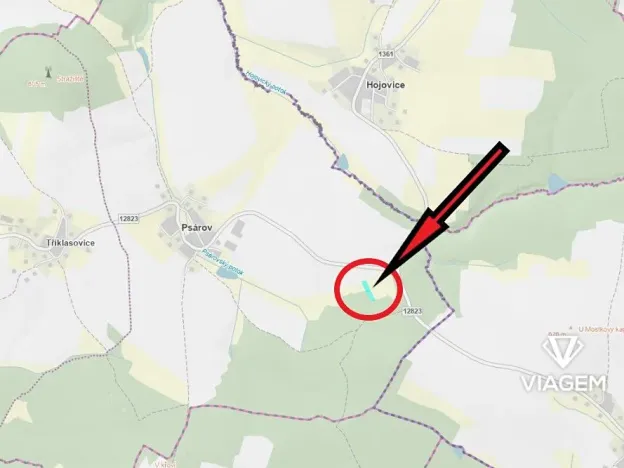 Prodej pole, Psárov, 3094 m2