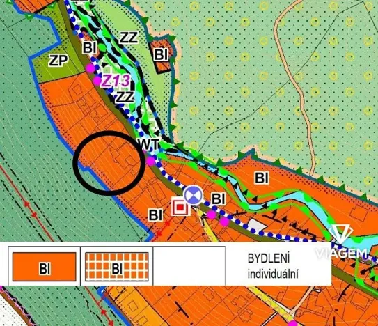 Prodej zahrady, Všenory, 820 m2