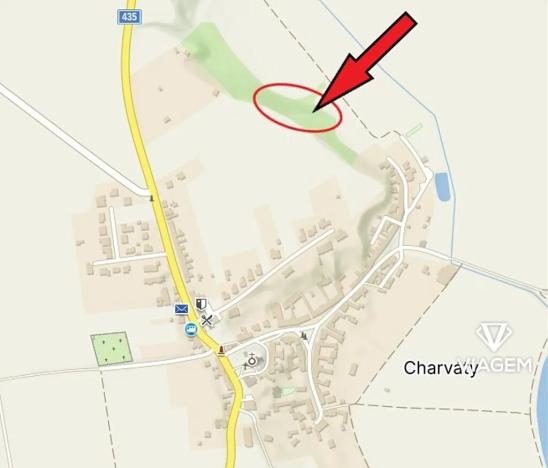 Prodej podílu lesa, Charváty, 570 m2