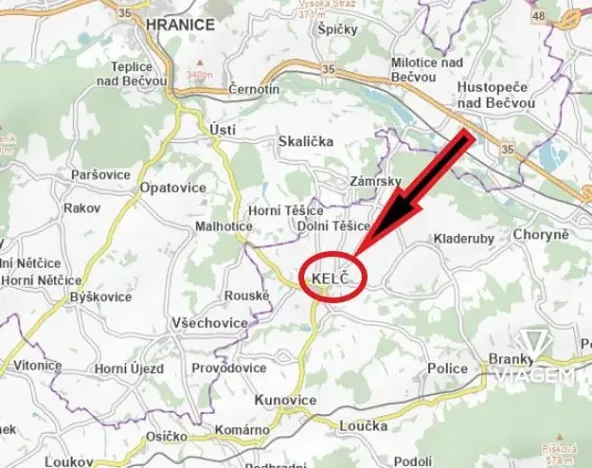 Prodej podílu komerčního pozemku, Kelč, 1021 m2