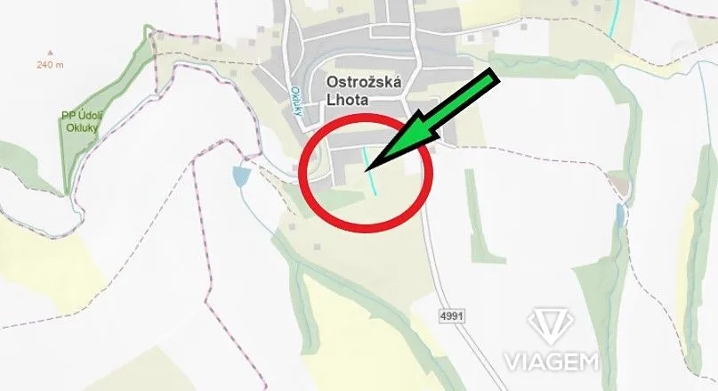 Prodej podílu pozemku pro bydlení, Ostrožská Lhota, 309 m2