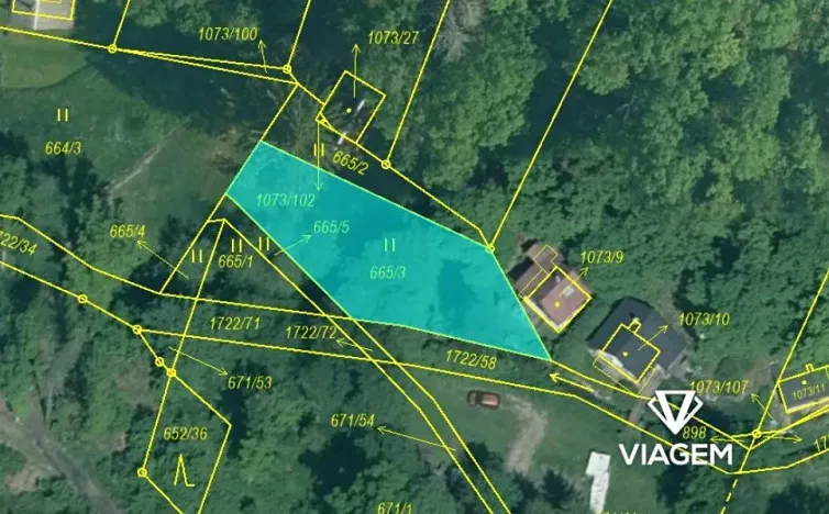 Prodej podílu zahrady, Vitín, 537 m2