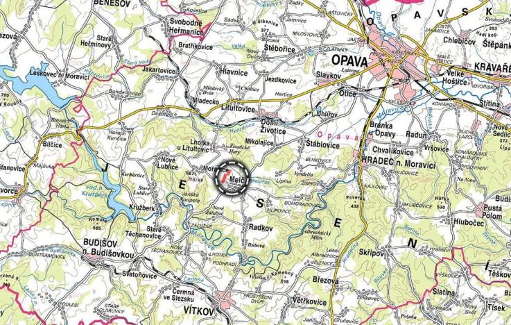 Prodej pole, Melč, 26233 m2