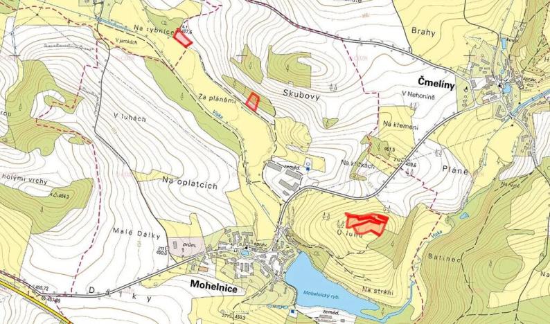 Prodej louky, Mohelnice, 17050 m2