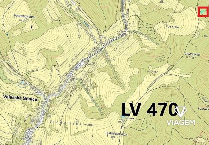 Prodej podílu pozemku pro bydlení, Valašská Senice, 2132 m2