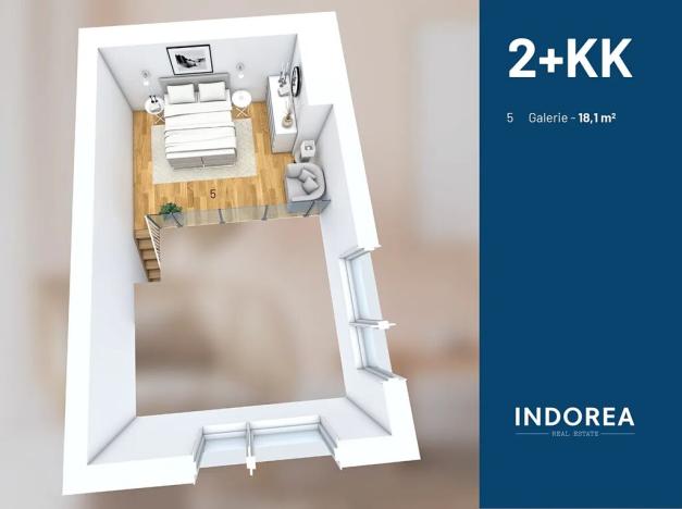 Pronájem bytu 2+kk, Praha - Vysočany, Fafkových, 54 m2