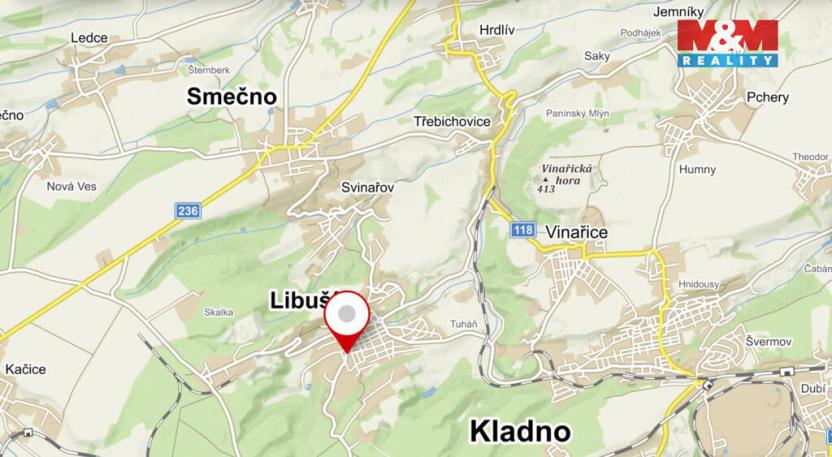 Pronájem bytu 3+1, Libušín, Kladenská, 65 m2