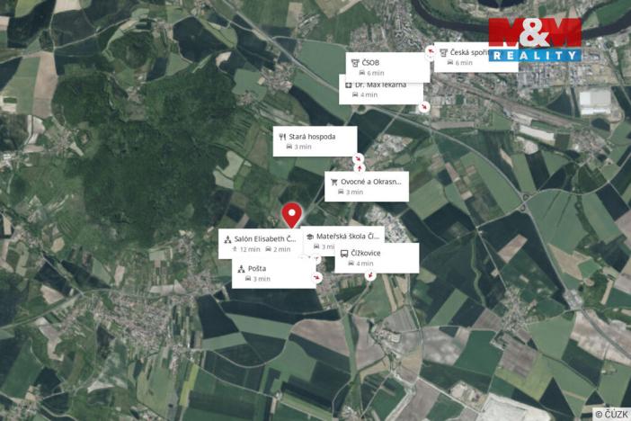 Prodej pozemku pro bydlení, Čížkovice, 2021 m2