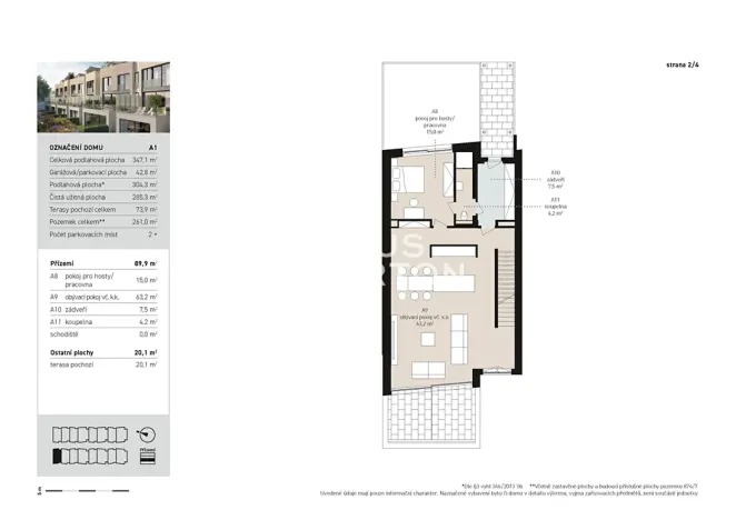 Prodej rodinného domu, Praha - Libuš, V Hrobech, 285 m2