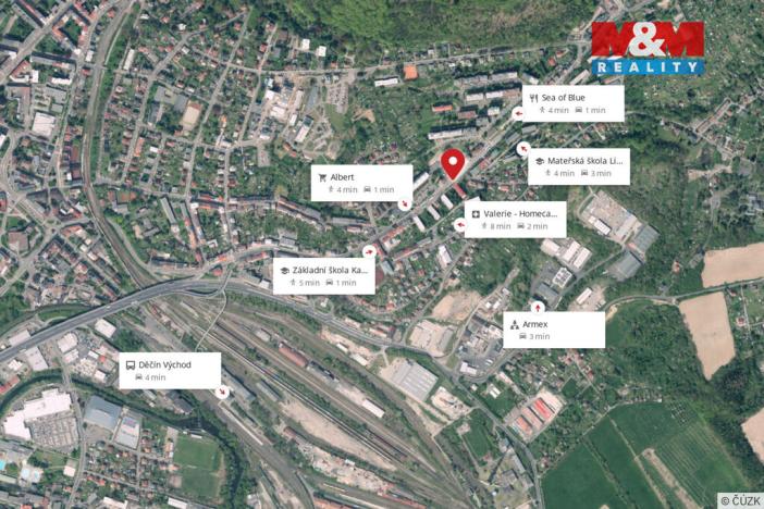 Prodej bytu 2+1, Děčín, Kamenická, 53 m2