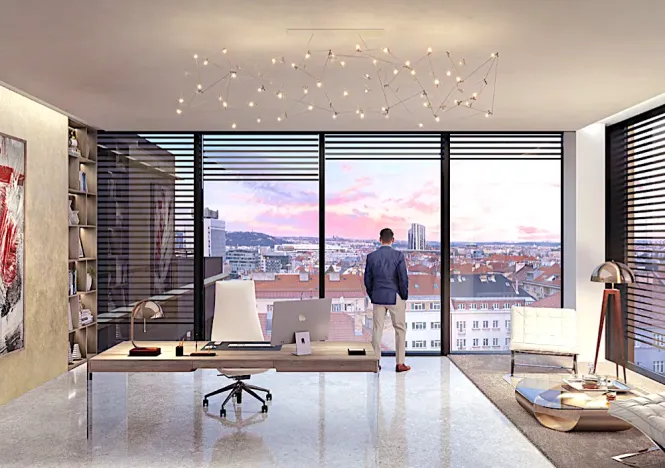 Pronájem kanceláře, Praha - Nusle, Na Pankráci, 1450 m2