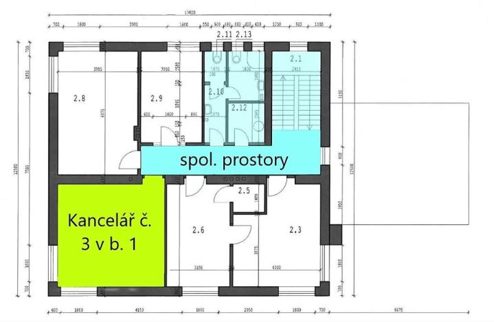 Pronájem kanceláře, Praha - Horní Počernice, Bystrá, 30 m2