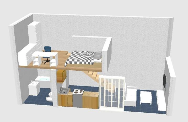 Pronájem bytu 2+kk, Brno, Břeclavská, 40 m2