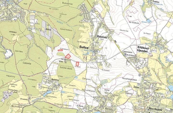 Prodej podílu pole, Sulice, 15148 m2