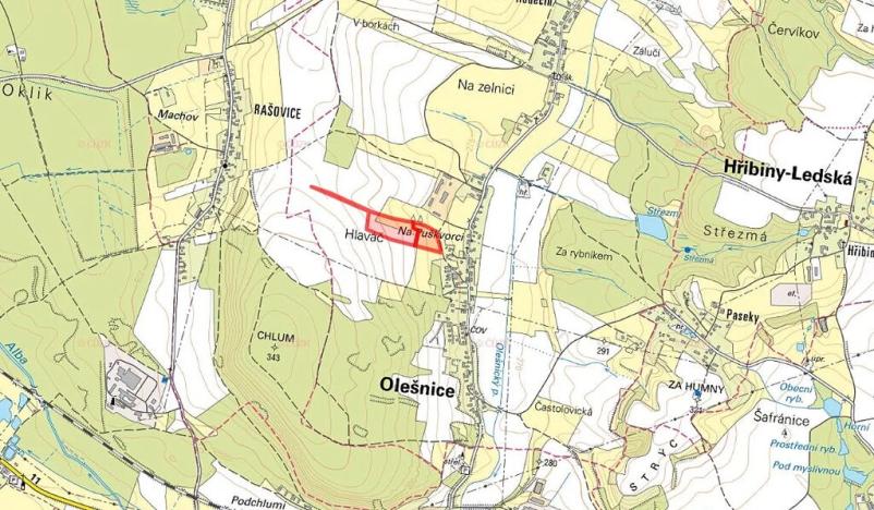 Prodej pole, Olešnice, 37151 m2