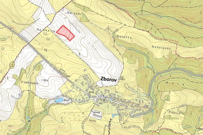 Prodej pole, Zborov, 12329 m2