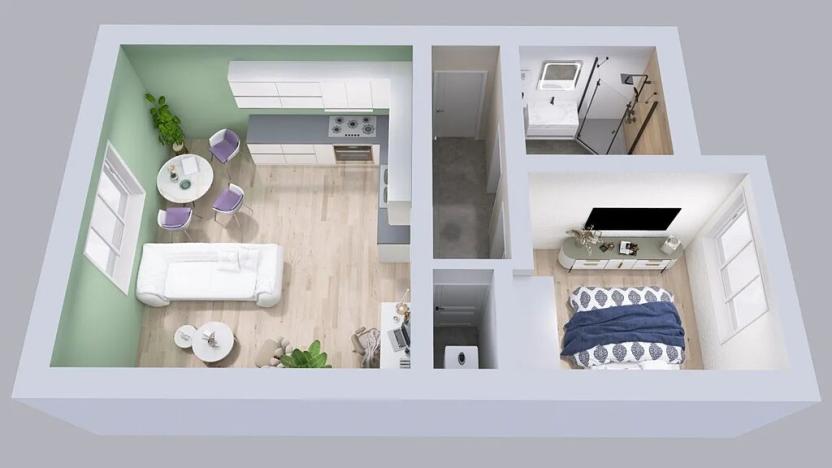 Prodej bytu 2+kk, Úpice, 3. května, 49 m2