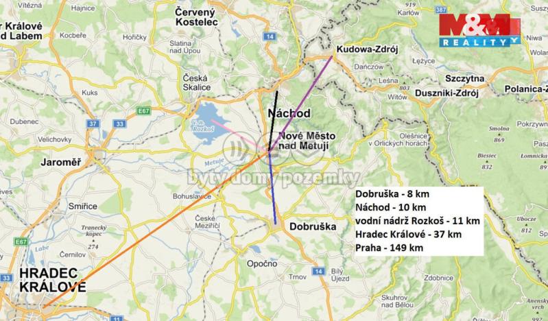 Prodej rodinného domu, Nové Město nad Metují, Rezek, 1700 m2