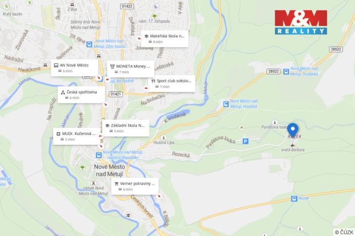 Prodej rodinného domu, Nové Město nad Metují, Rezek, 1700 m2