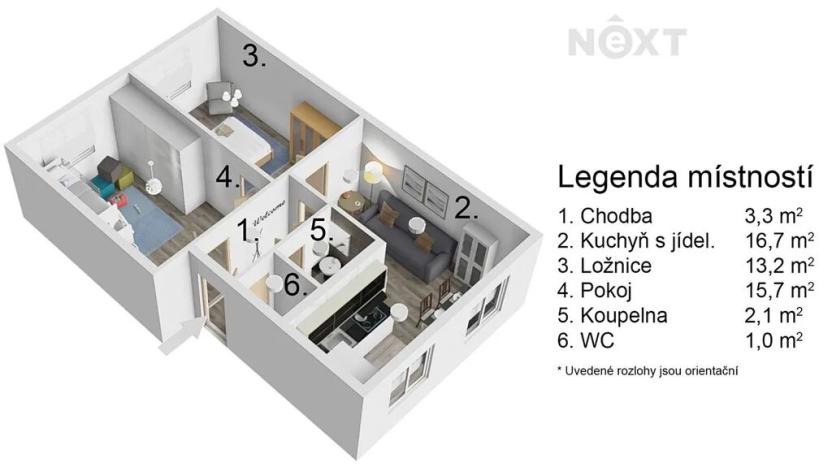 Prodej bytu 3+kk, Mikulov, Valtická, 113 m2