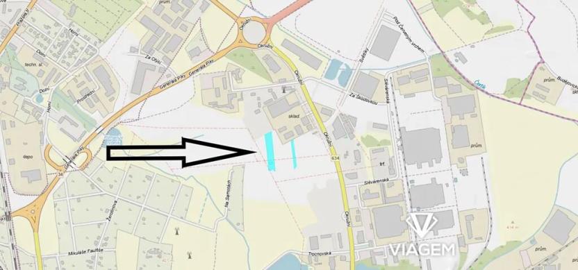 Prodej podílu pole, České Budějovice, 1000 m2